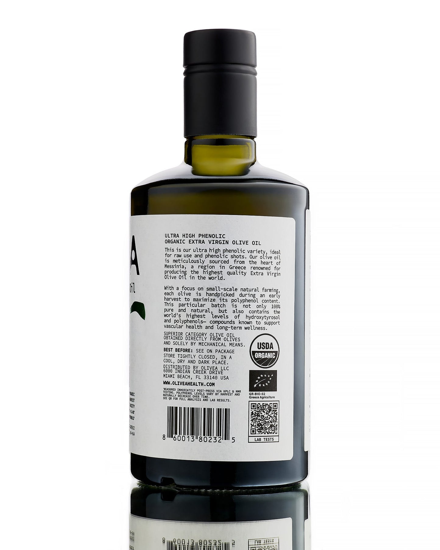 Ultra High Phenolic Extra Virgin Olive Oil — 1,000+ mg/kg Polyphenols